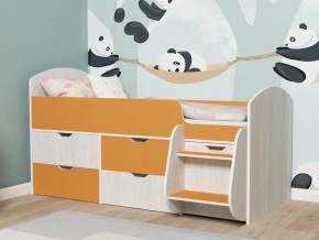 Кровать Малыш-7 Винтербер-Оранжевый в Карабаше - karabash.mebel74.com | фото
