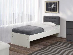 Кровать одинарная №6 800х1600 с мягкой спинкой в Карабаше - karabash.mebel74.com | фото