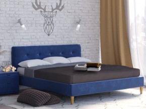 Кровать Пайли 1600 синий в Карабаше - karabash.mebel74.com | фото 2