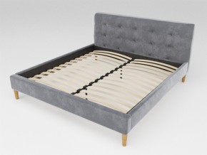 Кровать Пайли 1800 серый в Карабаше - karabash.mebel74.com | фото 1