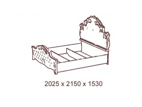 Кровать Рафаэлла 1800 с основанием в Карабаше - karabash.mebel74.com | фото 2