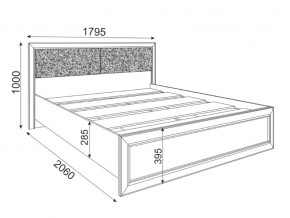 Кровать с настилом 1600 Саванна М05 в Карабаше - karabash.mebel74.com | фото 2