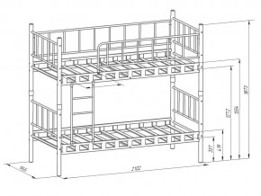 Кровать-трансформер Мальта серый с голубым в Карабаше - karabash.mebel74.com | фото 2