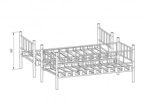 Кровать-трансформер Мальта серый с голубым в Карабаше - karabash.mebel74.com | фото 3