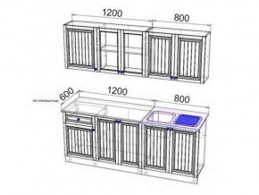 Кухня Хозяюшка 2000 фисташка в Карабаше - karabash.mebel74.com | фото 2