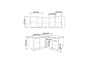 Кухонный гарнитур 17 Грецкий орех 1400х1450 в Карабаше - karabash.mebel74.com | фото 2