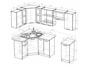 Кухонный гарнитур Арина оптима 1300х2500 мм в Карабаше - karabash.mebel74.com | фото 6