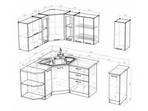 Кухонный гарнитур Лира оптима 1500х1800 мм в Карабаше - karabash.mebel74.com | фото 5