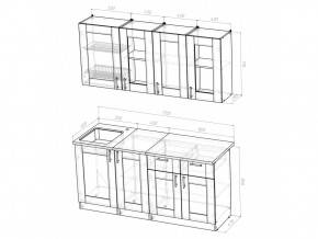 Кухонный гарнитур Ника демо 1700 мм в Карабаше - karabash.mebel74.com | фото 4