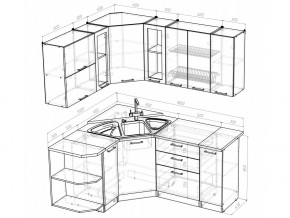 Кухонный гарнитур Ольга оптима 3 1500х1800 мм в Карабаше - karabash.mebel74.com | фото 6