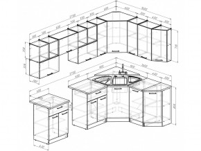 Кухонный гарнитур Ольга оптима 5 2700х1600 мм в Карабаше - karabash.mebel74.com | фото 5