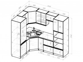 Кухонный гарнитур Сиена оптима 1800х2400 мм в Карабаше - karabash.mebel74.com | фото 6