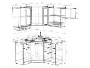 Кухонный гарнитур Симона литл 1300х2000 мм в Карабаше - karabash.mebel74.com | фото 6