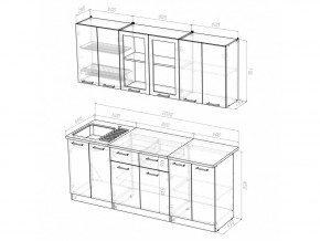 Кухонный гарнитур Татьяна ультра 2000 мм в Карабаше - karabash.mebel74.com | фото 5