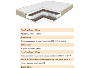 Матрас Эскель 120х200 в Карабаше - karabash.mebel74.com | фото 2