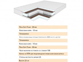 Матрас Шалла 120х200 в Карабаше - karabash.mebel74.com | фото 2