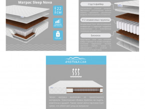 Матрас Sleep Nova шириной 1200 мм в Карабаше - karabash.mebel74.com | фото 2