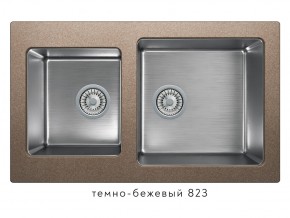 Мойка комбинированная Tolero twist TTS-840 Темно-бежевый 823 в Карабаше - karabash.mebel74.com | фото 1