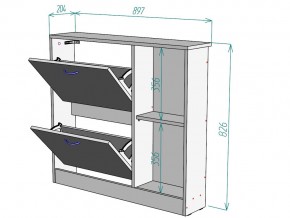 Обувница W102 в Карабаше - karabash.mebel74.com | фото 3