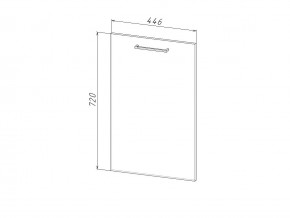 П 45 Комплект для посудомоечной машины 450 мм (цоколь + фасад) ЛДСП в Карабаше - karabash.mebel74.com | фото