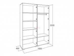 Шкаф 4-х створчатый Ольга 17 в Карабаше - karabash.mebel74.com | фото 2