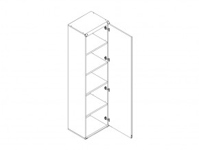 Шкаф JREG 1d Индиана Дуб Саттер в Карабаше - karabash.mebel74.com | фото 2