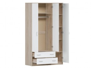 Шкаф Комфорт №10 1200 дуб сонома-белый в Карабаше - karabash.mebel74.com | фото 2