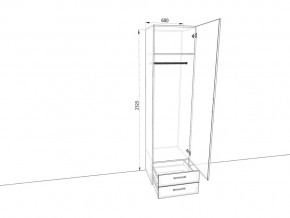 Шкаф распашной Ш619ЯМА Мокко в Карабаше - karabash.mebel74.com | фото 2