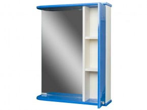Шкаф зеркало Радуга Синий металлик 50 левый/правый в Карабаше - karabash.mebel74.com | фото 3