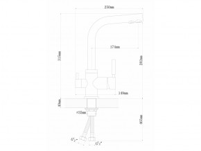 Смеситель Dr. Gans Акцент в Карабаше - karabash.mebel74.com | фото 2