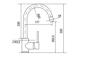 Смеситель Logic LM2101 Chrome в Карабаше - karabash.mebel74.com | фото 2