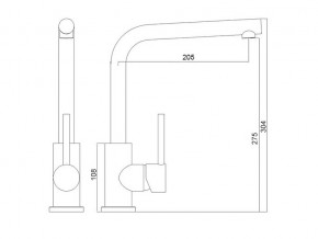 Смеситель Logic LM2103 хром в Карабаше - karabash.mebel74.com | фото 2