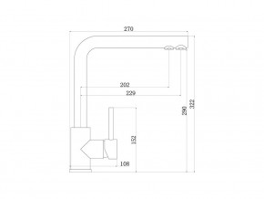 Смеситель Sprint logic LM2196 Stainless Steel в Карабаше - karabash.mebel74.com | фото 2