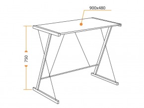 Стол WD-09 concrete в Карабаше - karabash.mebel74.com | фото 2