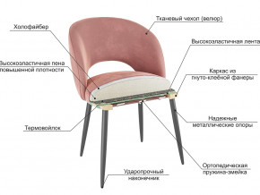 Стул Моли велюр синий в Карабаше - karabash.mebel74.com | фото 2