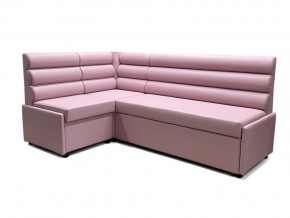 Угловой диван Призма Валики со спальным местом розовый в Карабаше - karabash.mebel74.com | фото 1