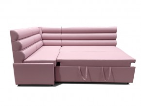 Угловой диван Призма Валики со спальным местом розовый в Карабаше - karabash.mebel74.com | фото 3