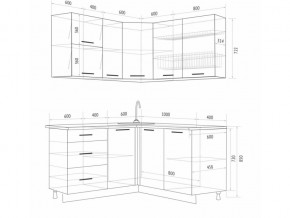 Угловой кухонный гарнитур Флоренс Грин в Карабаше - karabash.mebel74.com | фото 4